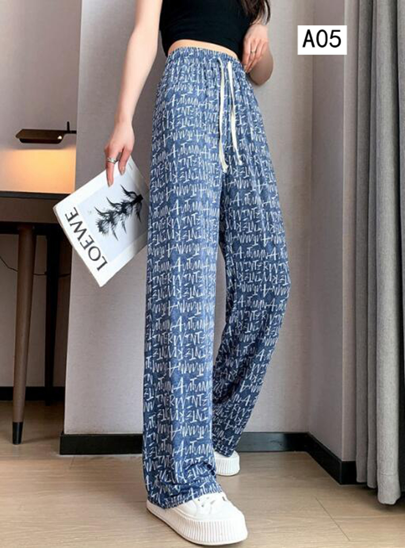 ワイドデニム レディース 春夏 薄手 ワイドパンツ レディース 夏 涼しい 涼感 冷感 速乾 UVカットパンツ ボトムス ゆったり ガウチョパンツ ワイド |  | 05