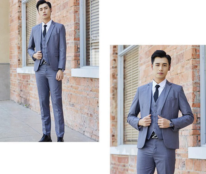 3点セット ビジネススーツ メンズ スリーピース セットアップ スリムスーツ ビジネス 礼服 冠婚葬祭 スリム 大きいサイズ フ |  | 13