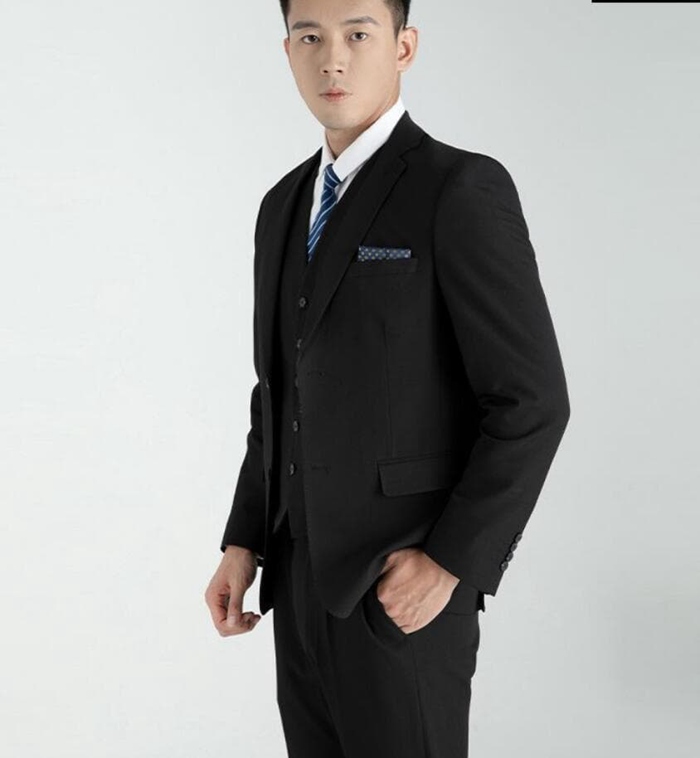 スリーピーススーツ メンズ 結婚式スーツ フォーマル ネクタイ付き 洗える スリム ウォッシャブル オールシーズン 標準体 2つ |  | 04