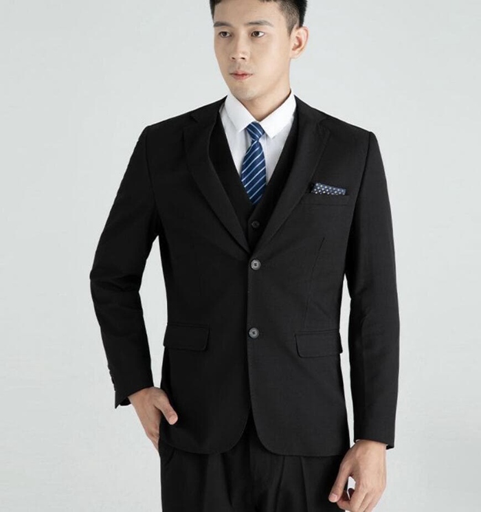 スリーピーススーツ メンズ 結婚式スーツ フォーマル ネクタイ付き 洗える スリム ウォッシャブル オールシーズン 標準体 2つ |  | 05