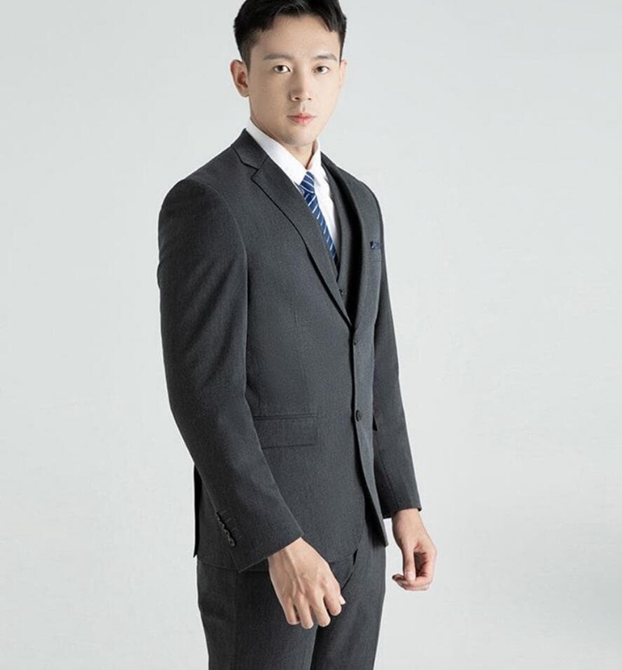 スリーピーススーツ メンズ 結婚式スーツ フォーマル ネクタイ付き 洗える スリム ウォッシャブル オールシーズン 標準体 2つ |  | 08