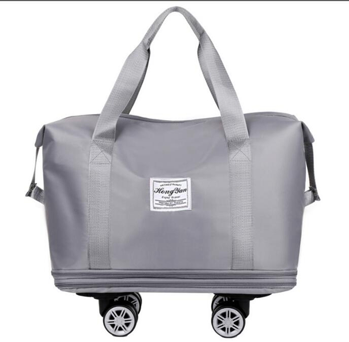ボストンバッグ キャリーバッグ ショッピングカート 4輪 横押し 折りたたみ 軽量 旅行カバン 大容量 機内持ち込み 防水 撥水加工 プレゼント |  | 01
