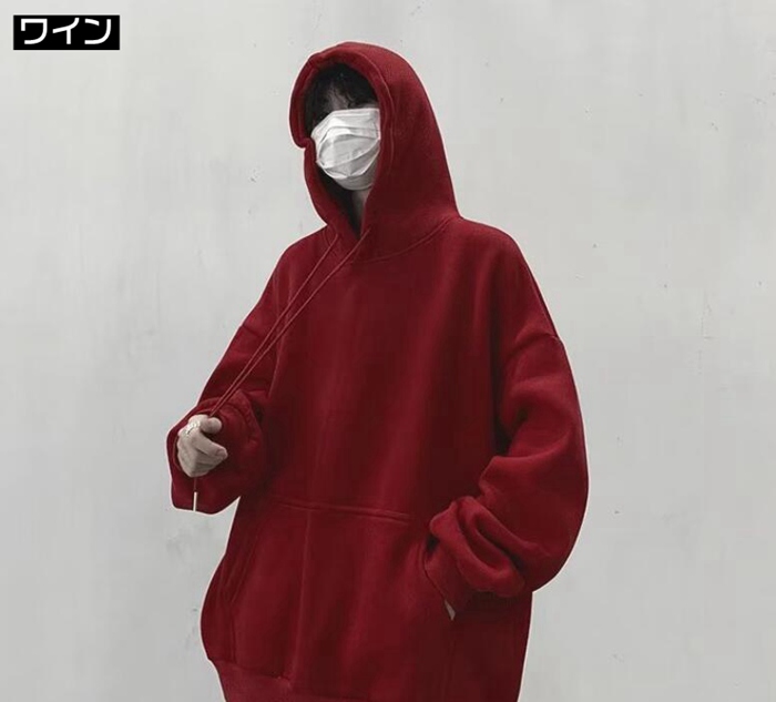 パーカー メンズ フード付き プルオーバー 長袖 トップス おしゃれ シンプル カジュアル 無地 春 秋 通学 ファッション |  | 05