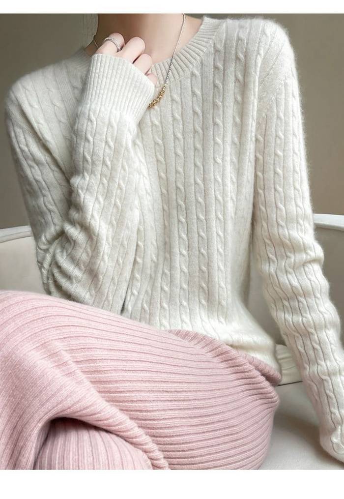 ニットセーター レディース 秋冬 ニット セーター 長袖 長袖ニット プルオーバー 無地 インナー カットソー ゆったり |  | 10
