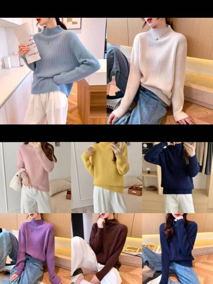 タートルネック セーター レディース 秋冬 厚手ニット トップス ニットセーター プルオーバー 長袖 オフィス 学校 |  | 17