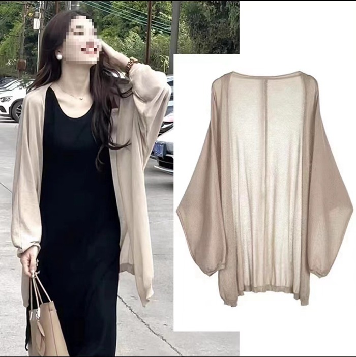 UVカット カーディガン ドルマンカーディガン シアー 透け感 サマーカーディガン 紫外線対策 日焼け防止 冷房対策 体型カバー 長袖 |  | 05