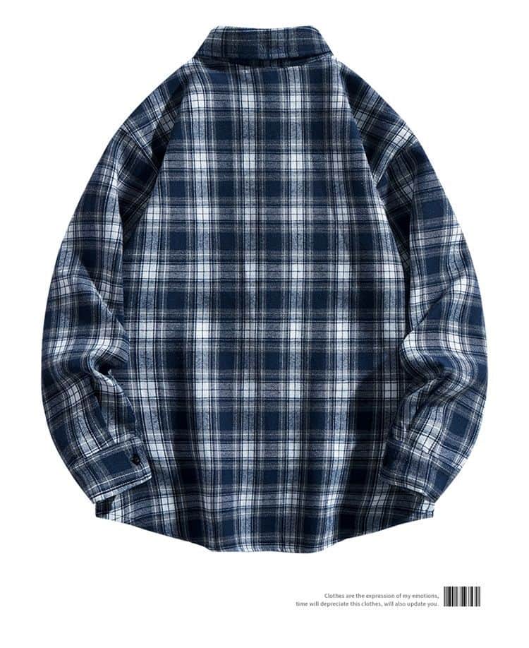 シャツ チェック柄 チェックシャツ 長袖 トップス 春 秋 冬 ゆったり 大きいサイズ メンズ カジュアル カジュアルシャツ 2 |  | 12