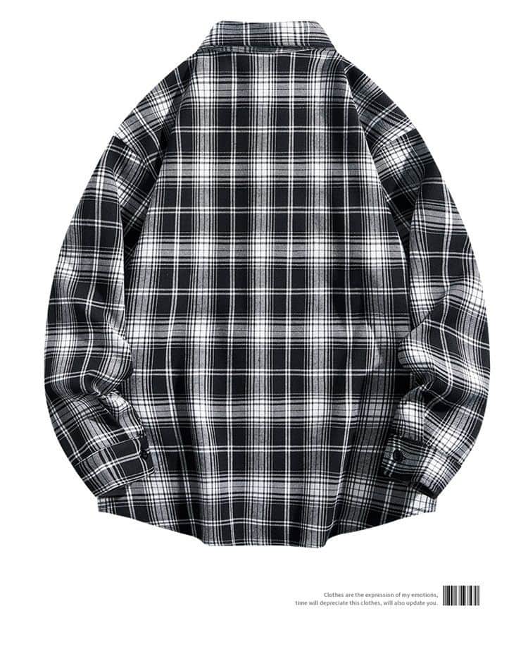 シャツ チェック柄 チェックシャツ 長袖 トップス 春 秋 冬 ゆったり 大きいサイズ メンズ カジュアル カジュアルシャツ 2 |  | 08