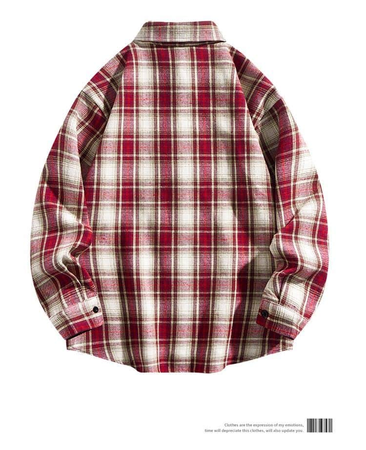 シャツ チェック柄 チェックシャツ 長袖 トップス 春 秋 冬 ゆったり 大きいサイズ メンズ カジュアル カジュアルシャツ 2 |  | 09