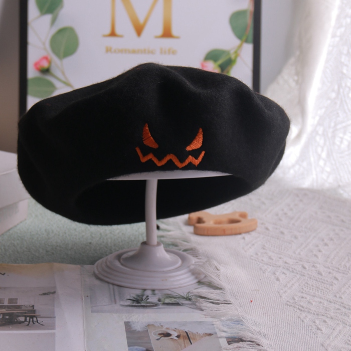 かぼちゃ帽子 ハロウィン ベレー帽 パンプキン 刺繍 帽子 カボチャ クラシック キャップ パーティー ギフト プレゼント かわいい おもしろ |  | 07