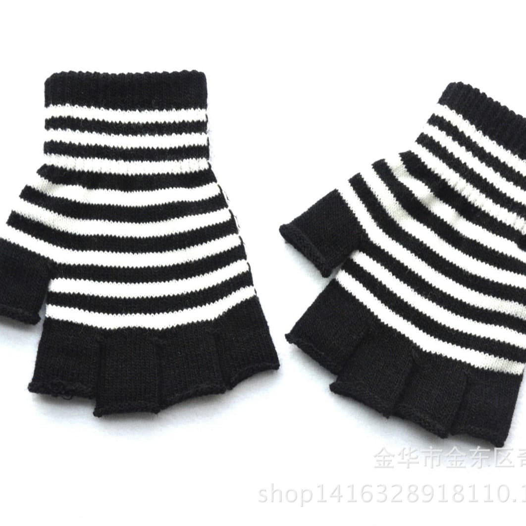 指なし手袋 ハーフフィンガーグローブ レディース 女性用 あったか 防寒 暖か ニット 単色 無地 シンプル アームウォーマ |  | 11