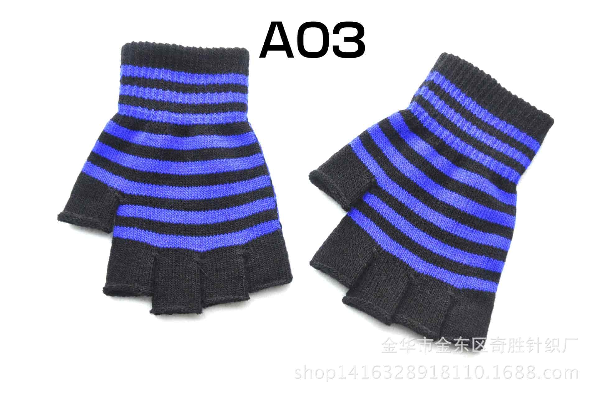 指なし手袋 ハーフフィンガーグローブ レディース 女性用 あったか 防寒 暖か ニット 単色 無地 シンプル アームウォーマ |  | 03