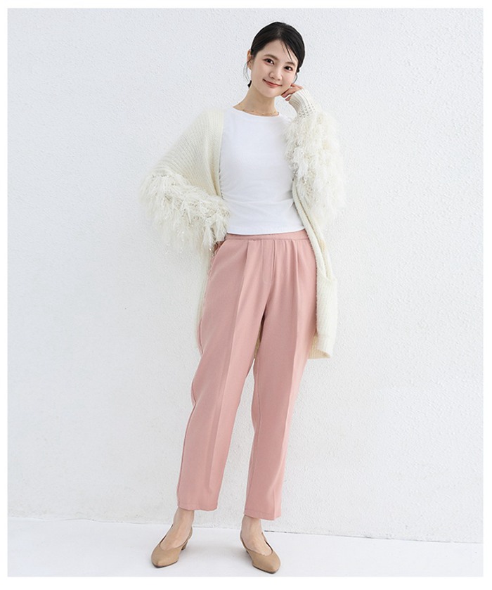 テーパードパンツ レディース センタープレスパンツ 上品 きれいめ シンプル ベーシック ビジネス オフィスウェア 低身長 高身長 通勤 美脚 脚長効果 |  | 06