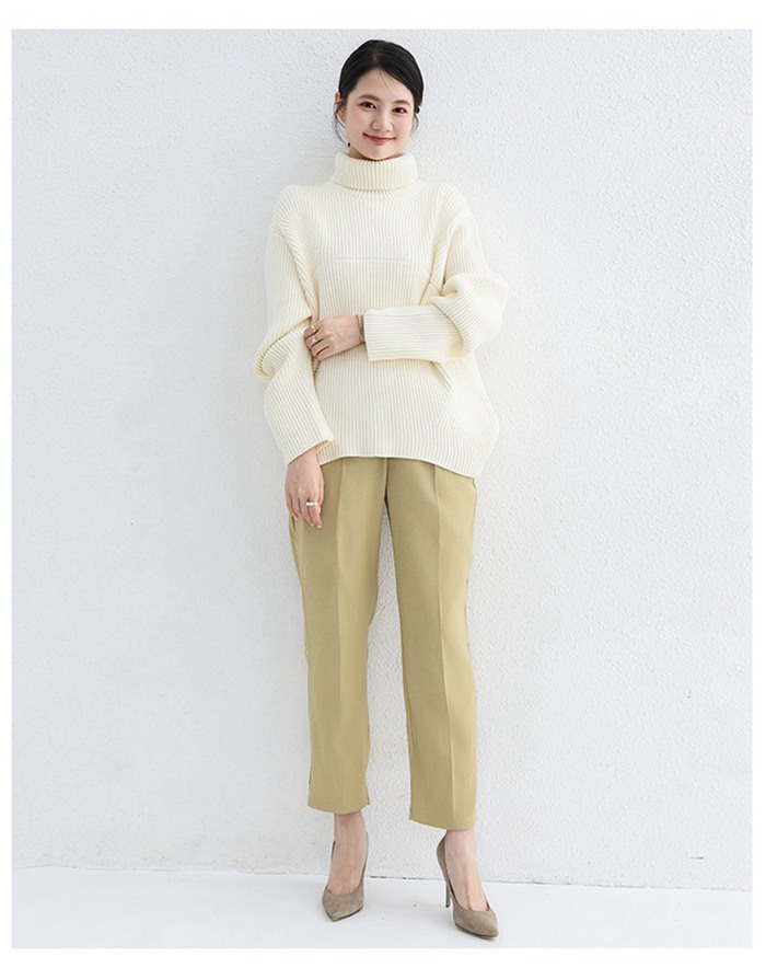 テーパードパンツ レディース センタープレスパンツ 上品 きれいめ シンプル ベーシック ビジネス オフィスウェア 低身長 高身長 通勤 美脚 脚長効果 |  | 04