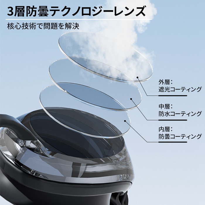 スイムゴーグル 水中メガネ 防水 曇り止め プール 水泳 ジム フィットネス 海水浴 大人用 レディース |  | 14