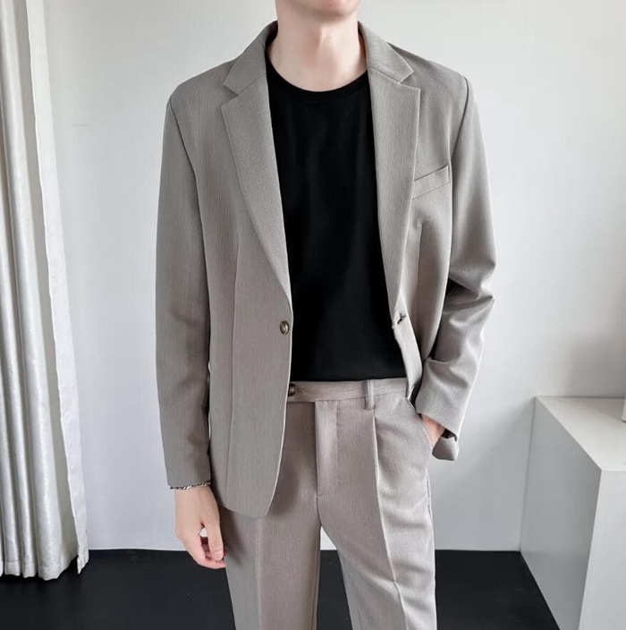 セットアップ メンズ 春秋 スーツ テーラード 秋 大きいサイズ ジャケット+アンクルパンツ セットアップスーツ メンズスーツ |  | 12