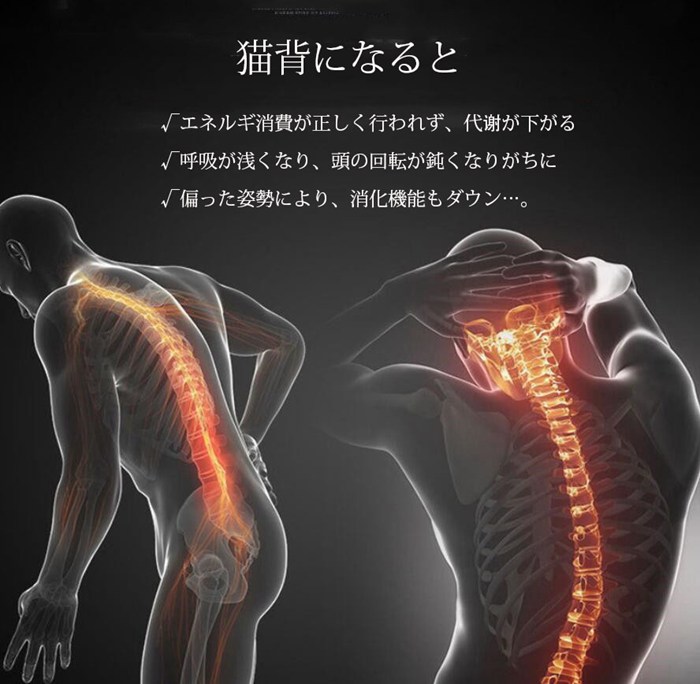背筋矯正ベルト 猫背矯正ベルト 姿勢矯正器 通気性 快適性 子供 男性 女性 座り姿勢矯正 肩こり 背筋 サポーター 腰用ベルト 巻 |  | 03