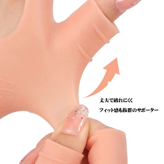 【2枚セット】 シリコン 親指サポーター 人差し指 親指付け根サポーター 水仕事可 親指 腱鞘炎 母指 関節症 仕事 女性 |  | 02