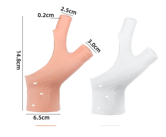 【2枚セット】 シリコン 親指サポーター 人差し指 親指付け根サポーター 水仕事可 親指 腱鞘炎 母指 関節症 仕事 女性 |  | 08
