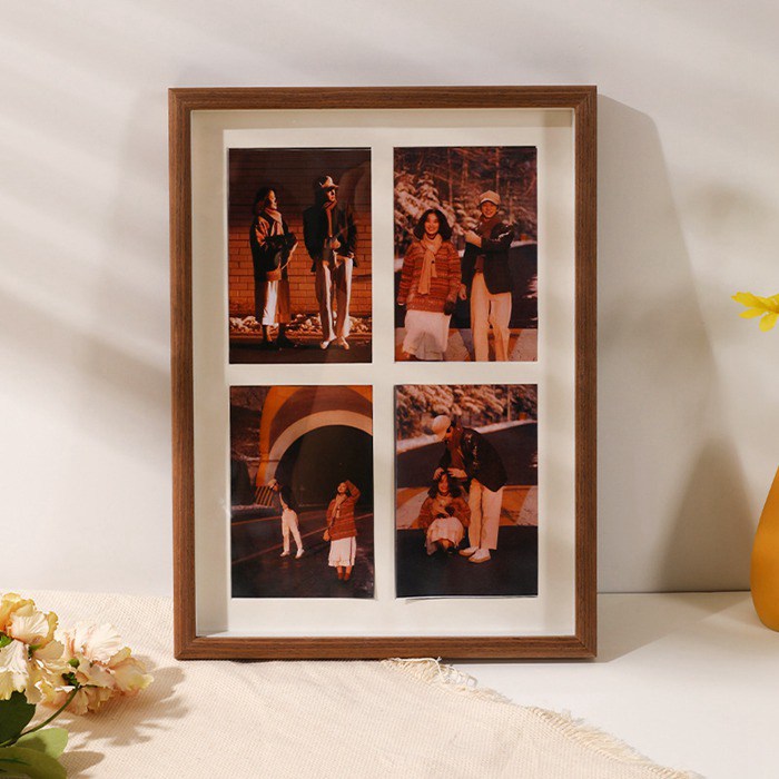 フォトフレーム 写真立て 木製 2枚 3枚 4枚用 ナチュラル ポストカードサイズ お祝い おしゃれ ウエディング 記念日 |  | 06
