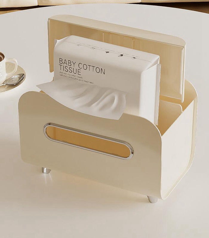 ティッシュケース 多機能 小物収納 スマホスタンド ティッシュボックス ケース |  | 05