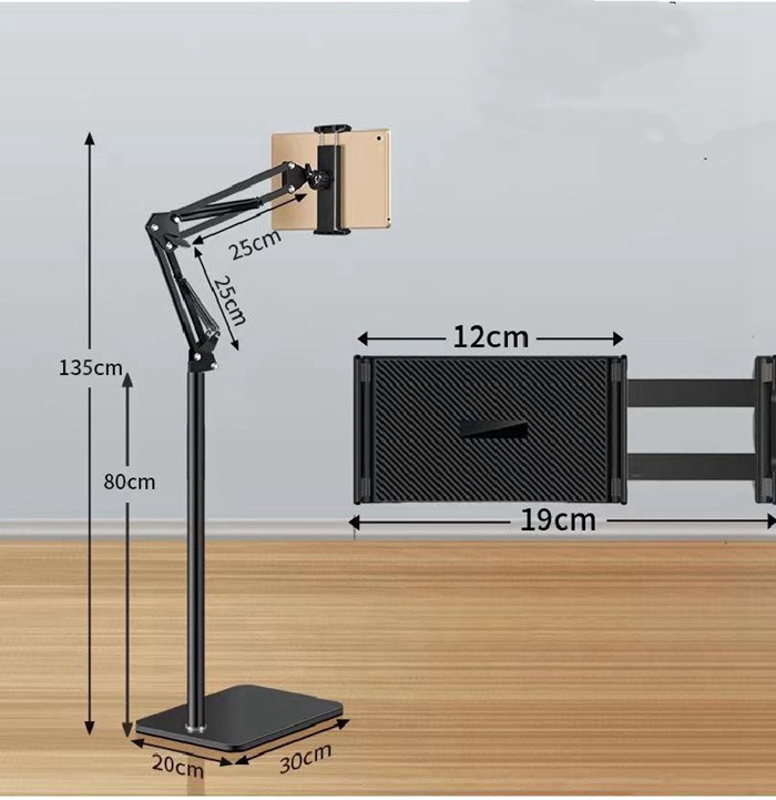 タブレットスタンド 寝ながら ipad スタンド タブレット 高さ調整 スマホスタンド 折り畳み式 フレキシブルアーム 携帯ス |  | 01
