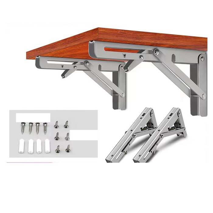 ブラケット 金具 棚受け金具 L型 2個 4個 6個 セット250mm 折り畳め ネジ付 DIY 棚受け金具 棚 受け 壁 取り付け スチール |  | 01