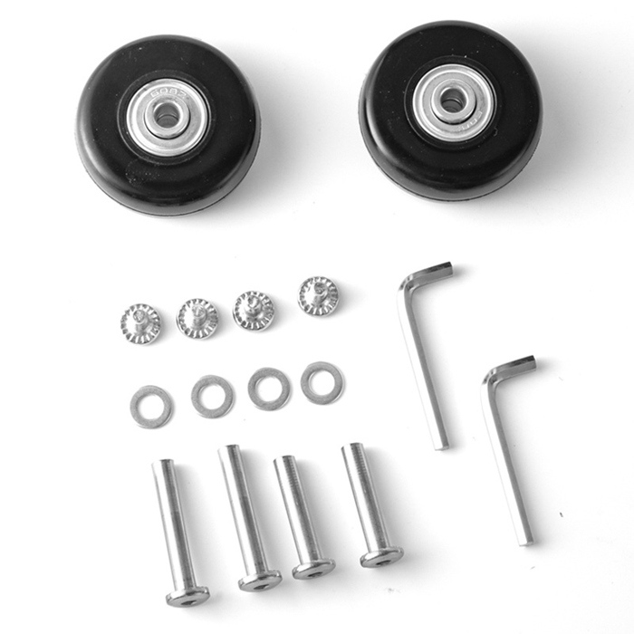 スーツケース タイヤ 4個セット 50mm 54mm 60mm 64mm 車輪修理 交換 キット キャリーケース 交換 取り換えキャスター |  | 01