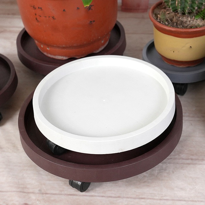 フラワースタンド 鉢置き台 鉢置台 排水トレイ 植木鉢台 キャスター 観葉植物 置く台 移動 植木鉢 受け皿 鉢台 花台 プラ |  | 03