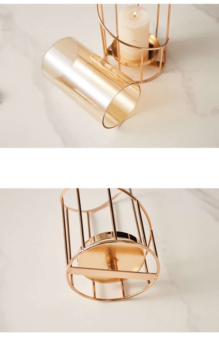 キャンドルホルダー 2点セット ガラス 透明 キャンドルスタンド クリア ロウソク立て |  | 06