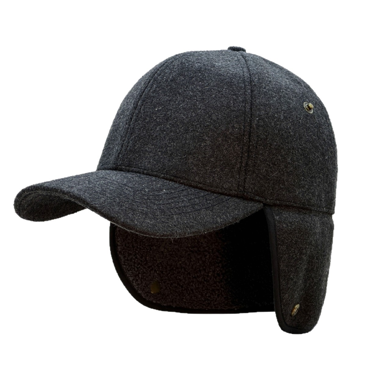 耳当て付き帽子 ビッグサイズ 大きいサイズ 59-62cm キャップ 深め 大きめ 裏起毛 帽子 ウール混 レディース メンズ |  | 07