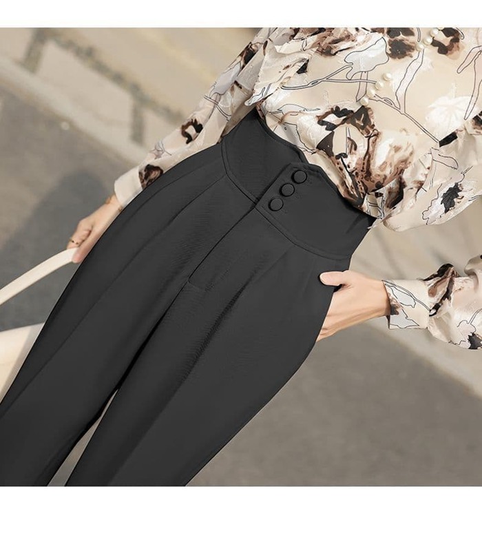 スラックス レディース テーパードパンツ 九分丈 アンクル丈 アンクルパンツ ハイウエスト センタープレス ズボン 美脚 細見え |  | 16