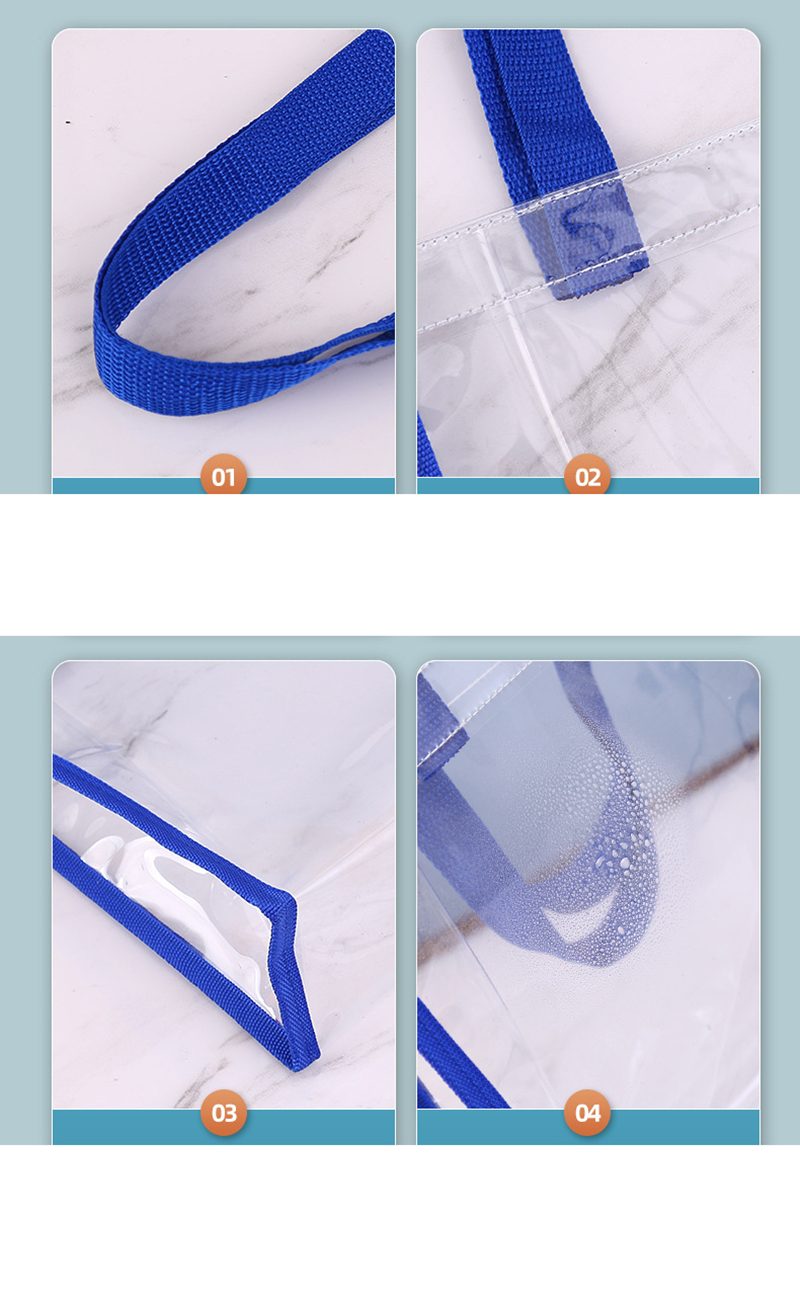 ビニールバッグ 防塵 トートバッグ 透明バッグ 防水 中見せ クリアバッグ PVC イベント クリア シンプル クリアバッグ ギフトバッグ エコ |  | 02