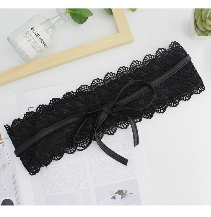 サッシュベルト レディース 太ベルト レース リボン コルセットベルト ?び ワイドベルト 太い ウエストマーク 腰 ?見え 着痩 |  | 06