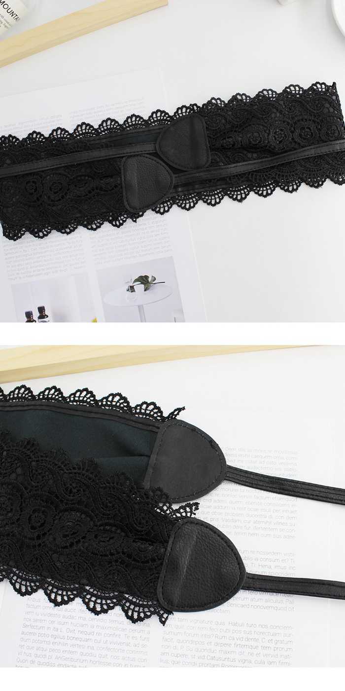 サッシュベルト レディース 太ベルト レース リボン コルセットベルト ?び ワイドベルト 太い ウエストマーク 腰 ?見え 着痩 |  | 10