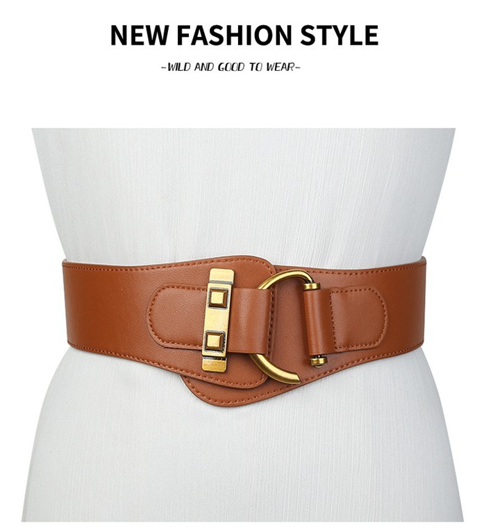 着痩せ ベルト レディース メリハリ 太ベルト リングベルト 太め フェイクレザー PUレザー ゴムベルト サッシュベルト 太い ス |  | 16