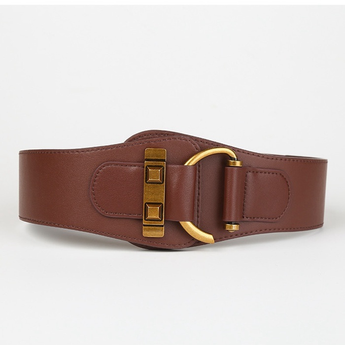 着痩せ ベルト レディース メリハリ 太ベルト リングベルト 太め フェイクレザー PUレザー ゴムベルト サッシュベルト 太い ス |  | 02