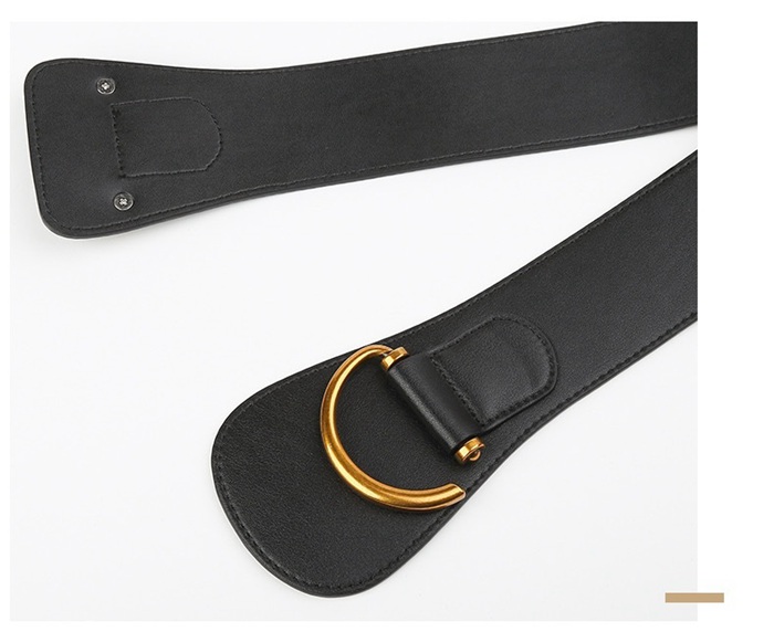 着痩せ ベルト レディース メリハリ 太ベルト リングベルト 太め フェイクレザー PUレザー ゴムベルト サッシュベルト 太い ス |  | 10