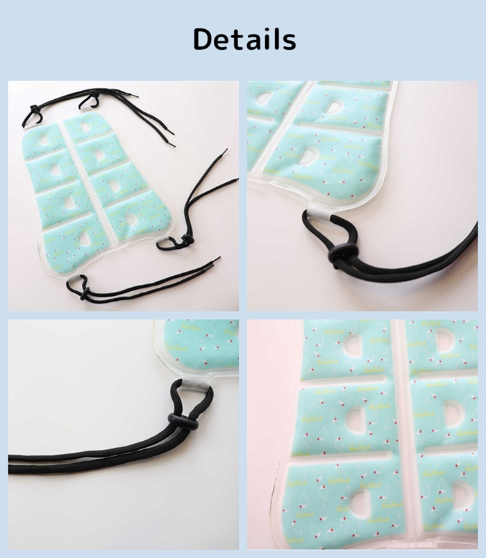 クールリュックシート クールパッド 背中 ひんやり リュック用冷感パッド アイスパッド 通園 通勤 熱中症対策 蒸れない 涼しい 暑さ対策 |  | 06