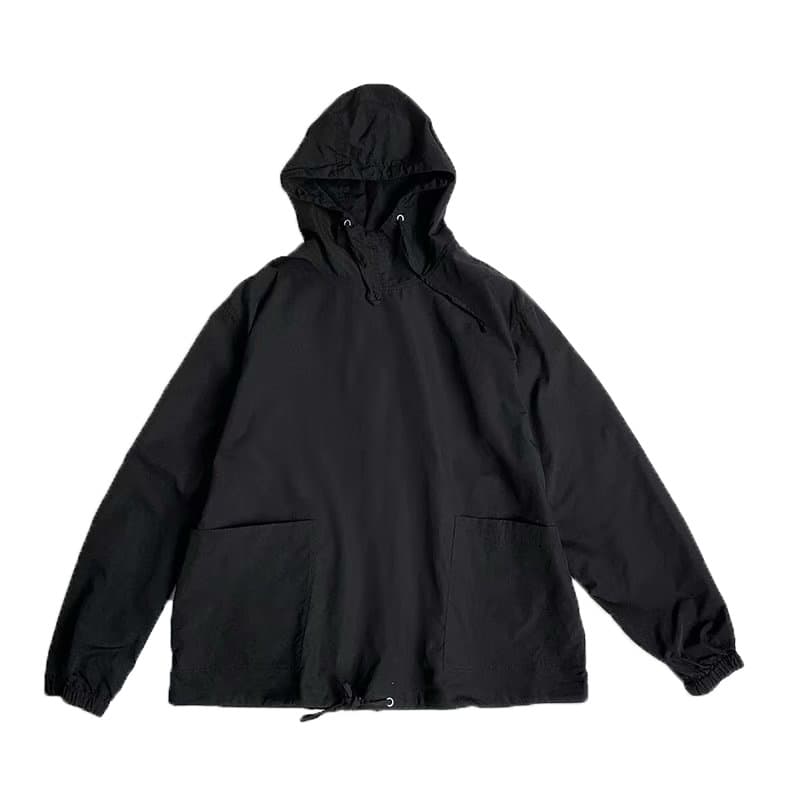 パーカー  ボリュームネック ポケット付き ゆったり 大きいサイズ 無地 ウィンドブレーカー メンズ マウンテンパーカー お |  | 11