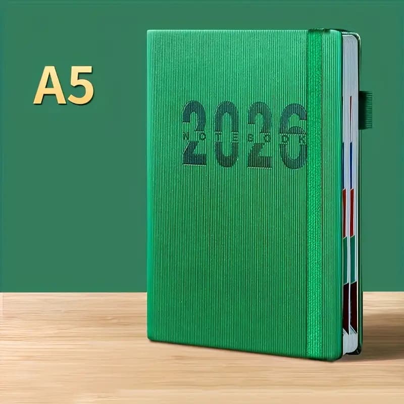 手帳 2026 スケジュール帳 A5 ビジネス手帳 2026年 ビジネス 手帳 2026年版 ノート メモ欄 2026年度 1月始まり |  | 05