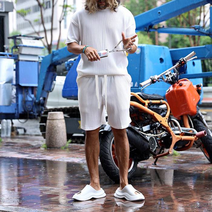セットアップ 冷感 半袖 Tシャツ ショートパンツ ジャージ |  | 04
