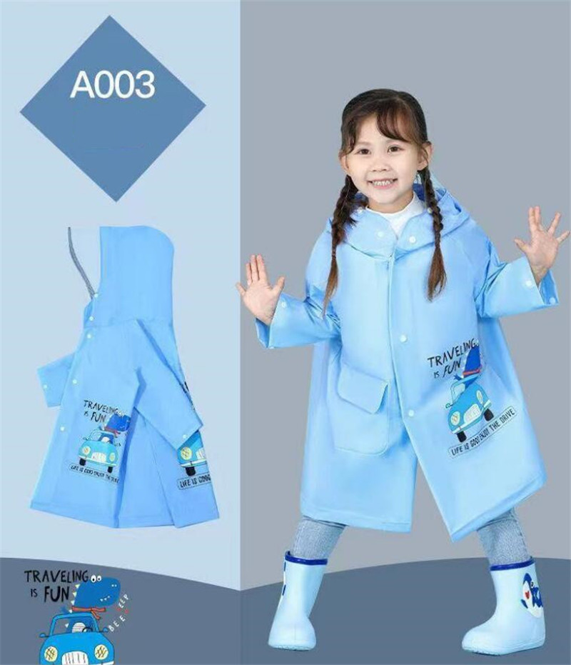 レインコート キッズ 子供 ランドセル対応 男の子 女の子 小学生 レインウェア 可愛い 恐竜柄 カッパ 防水 リュック対応 おしゃれ 雨具 遠足 レジャー |  | 02