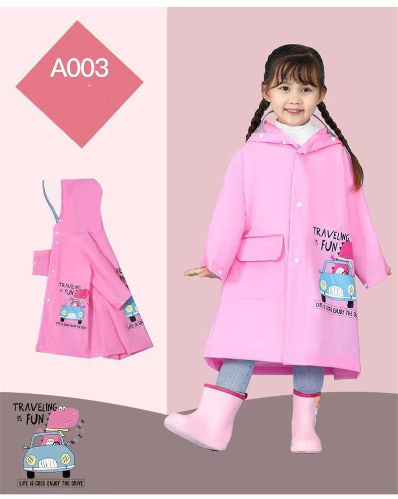 レインコート キッズ 子供 ランドセル対応 男の子 女の子 小学生 レインウェア 可愛い 恐竜柄 カッパ 防水 リュック対応 おしゃれ 雨具 遠足 レジャー |  | 03
