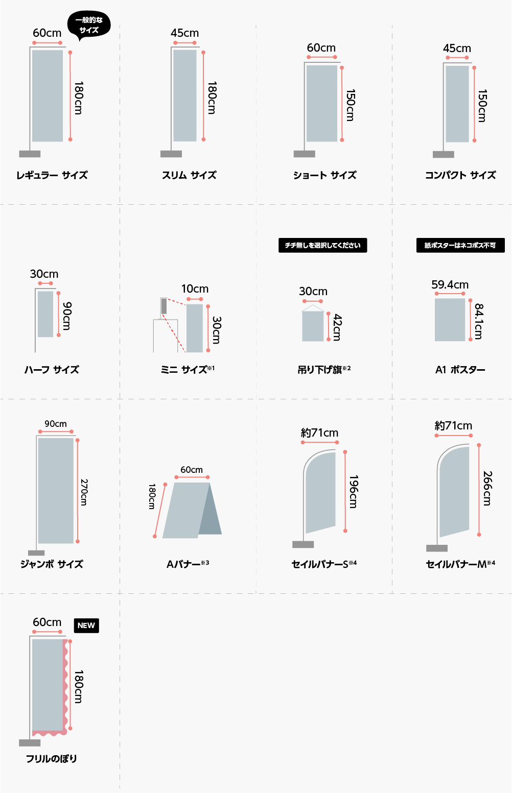 サイズ表