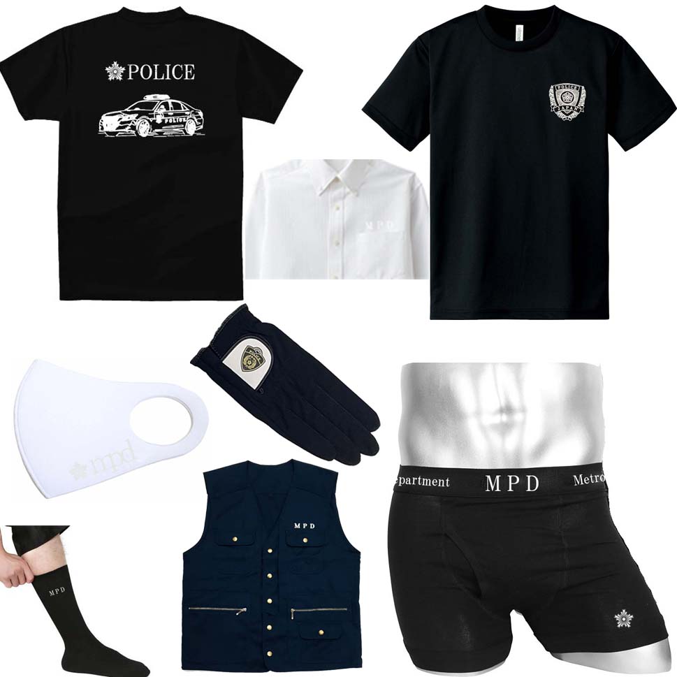 警察 グッズ エンブレム プレート パーツ加工用 副資材 ドラマ