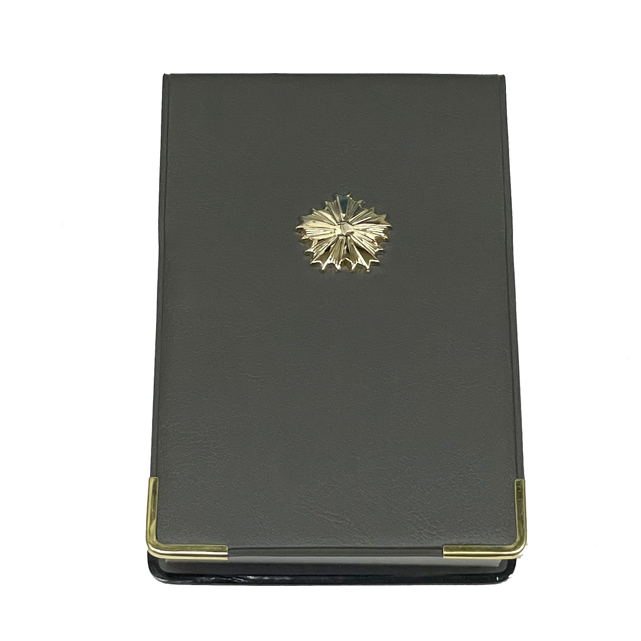 警察 ミニ手帳A7サイズ◇映画舞台撮影用小道具◇エンブレム付