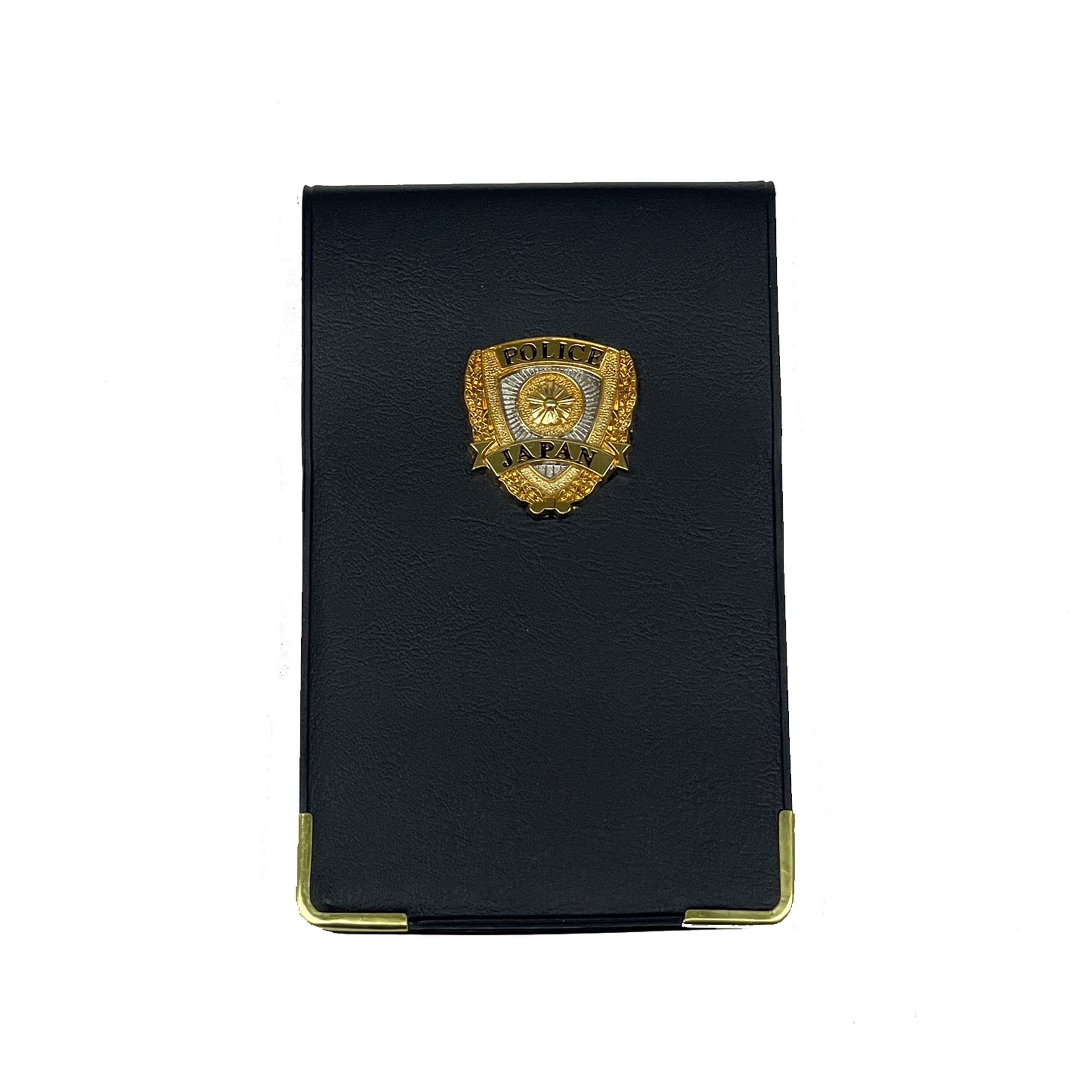 警察 ミニ手帳A7サイズ◇映画舞台撮影用小道具◇エンブレム付
