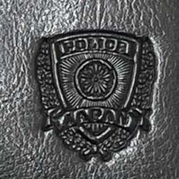警察 POLICE グッズ徽章 エンブレム 牛革 カード 名刺入 : グッズ