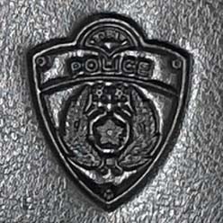 警察 POLICE グッズ徽章 エンブレム 牛革 カード 名刺入 : グッズ
